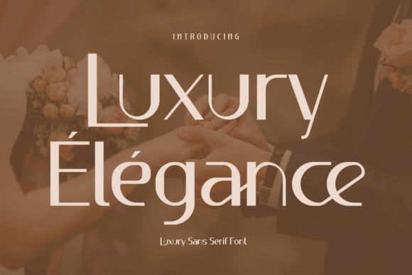 Luxury Élégance: A Premium Sans Serif Font for Branding
